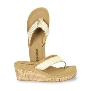 NEW TIDEWATER METALLIC SANDALS